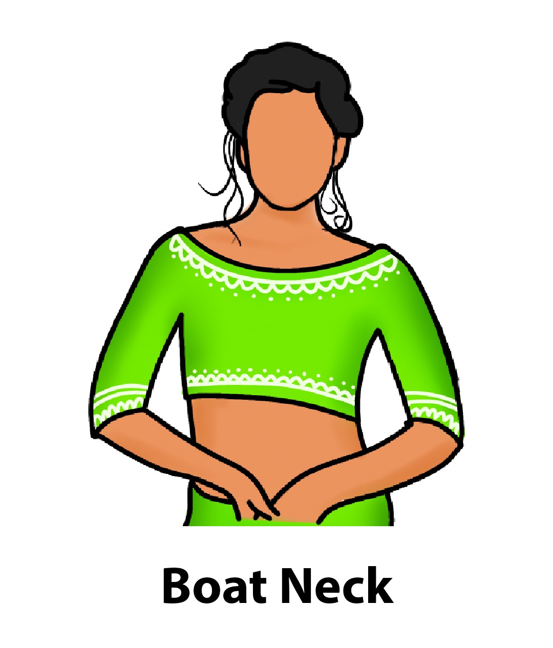 Boat neck