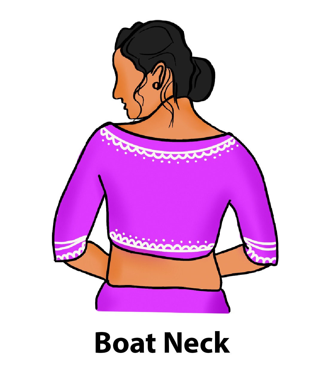 Boat neck