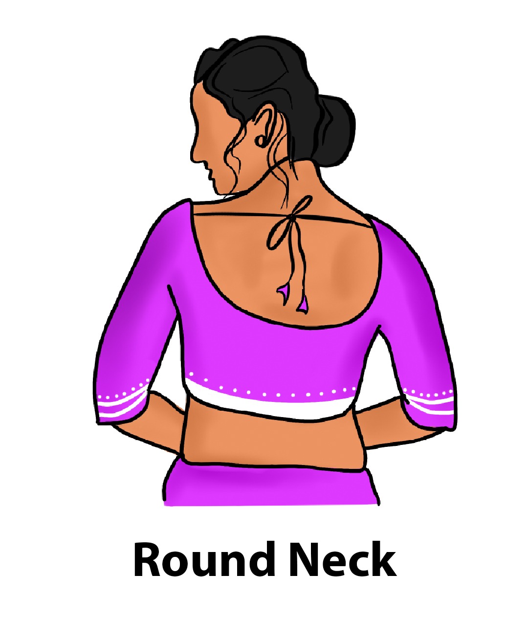 Round neck