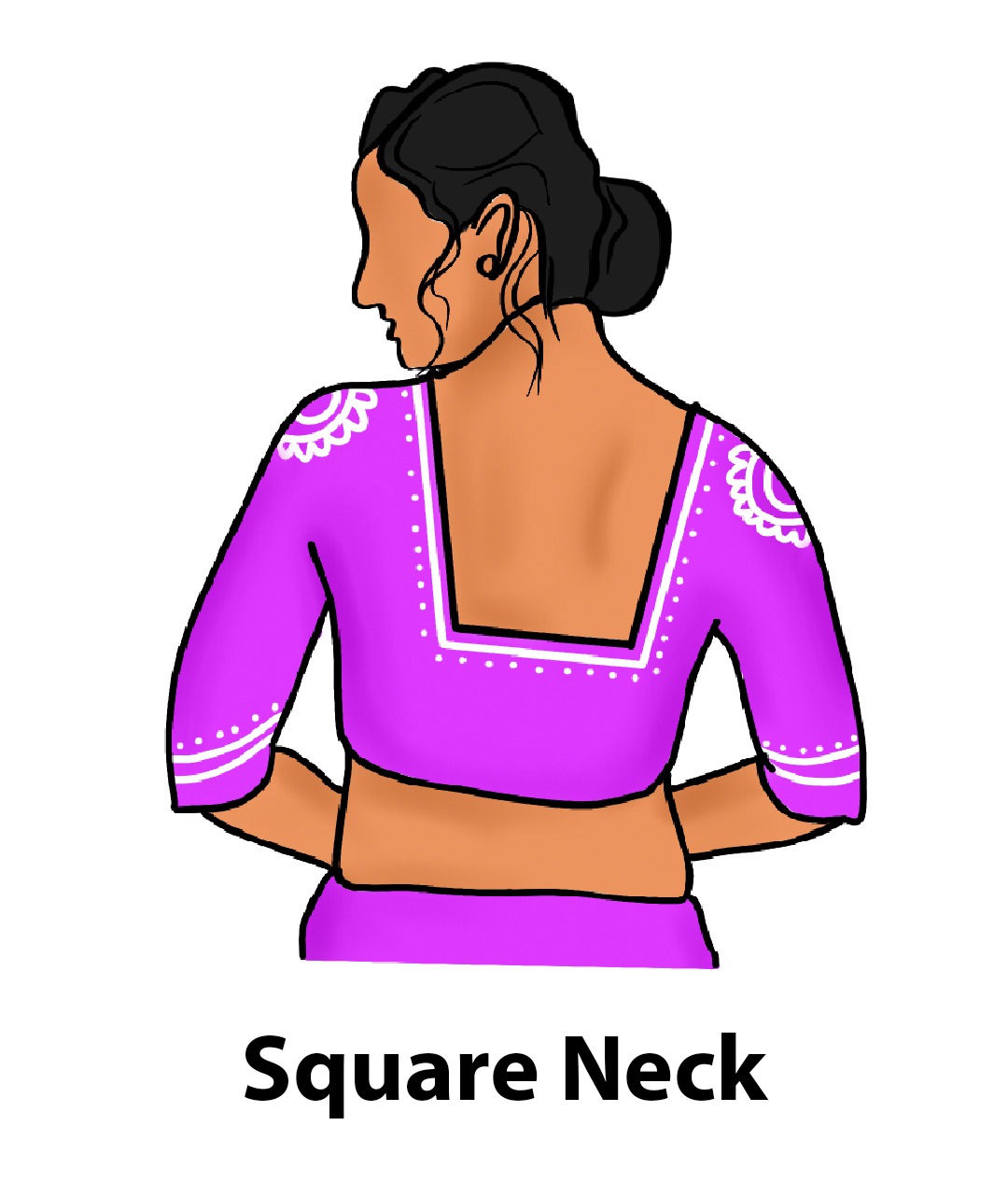 Square neck