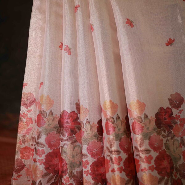 Pookalam in Tissue silk - SY002