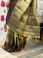Aarabhi (Soft silk) - Coffee brown - Image 7