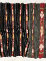Pochampalli on Cotton - Black - Image 2