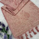 Charukesi (saree) - Warm peach