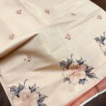 Hand-embroidered kasav tissue silk - SY003