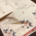 Hand-embroidered kasav tissue silk - SY003