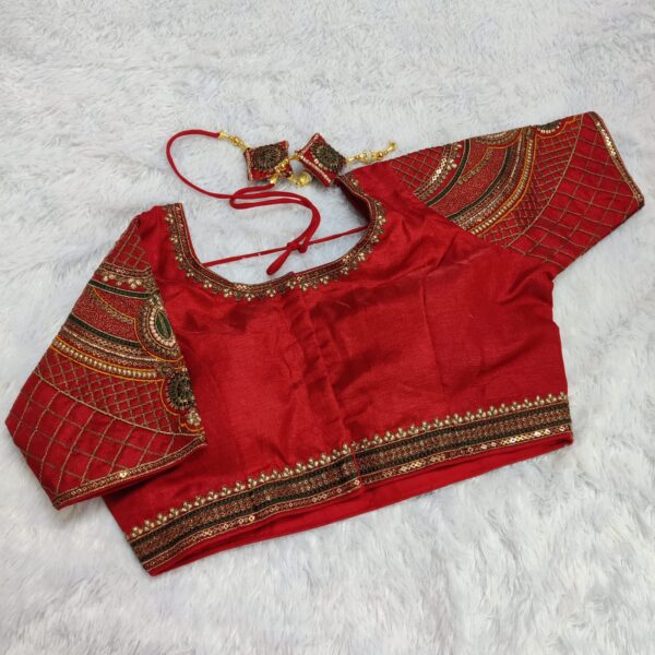 Bridal blouse in Red