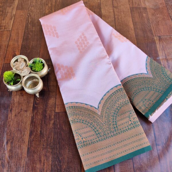 Soft semi silk in Baby pink