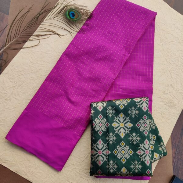 Soft silk with banarasi blouse - SY103