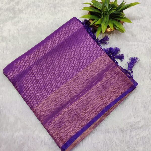 Banarasi soft silk - Violet