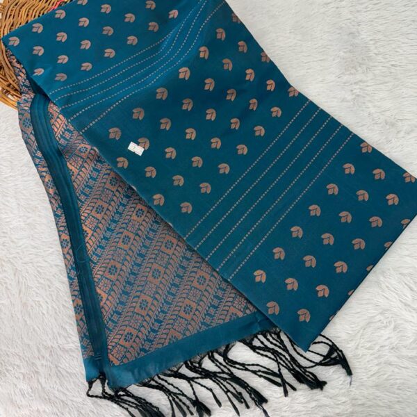 Soft silk in Ramar blue