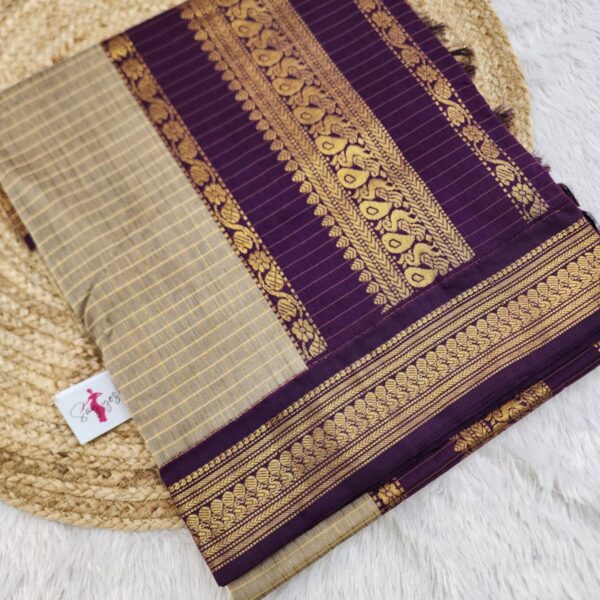Kayal with checks in Beige