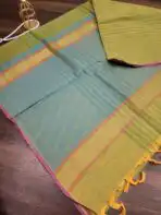 Pure Handloom cotton saree - SY004 - Image 3