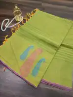 Pure Handloom cotton saree - SY004 - Image 2