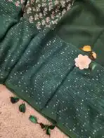 Handwoven Mulberry silk saree - SY002 - Image 2