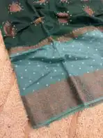 Pure georgette bhandej Handloom saree