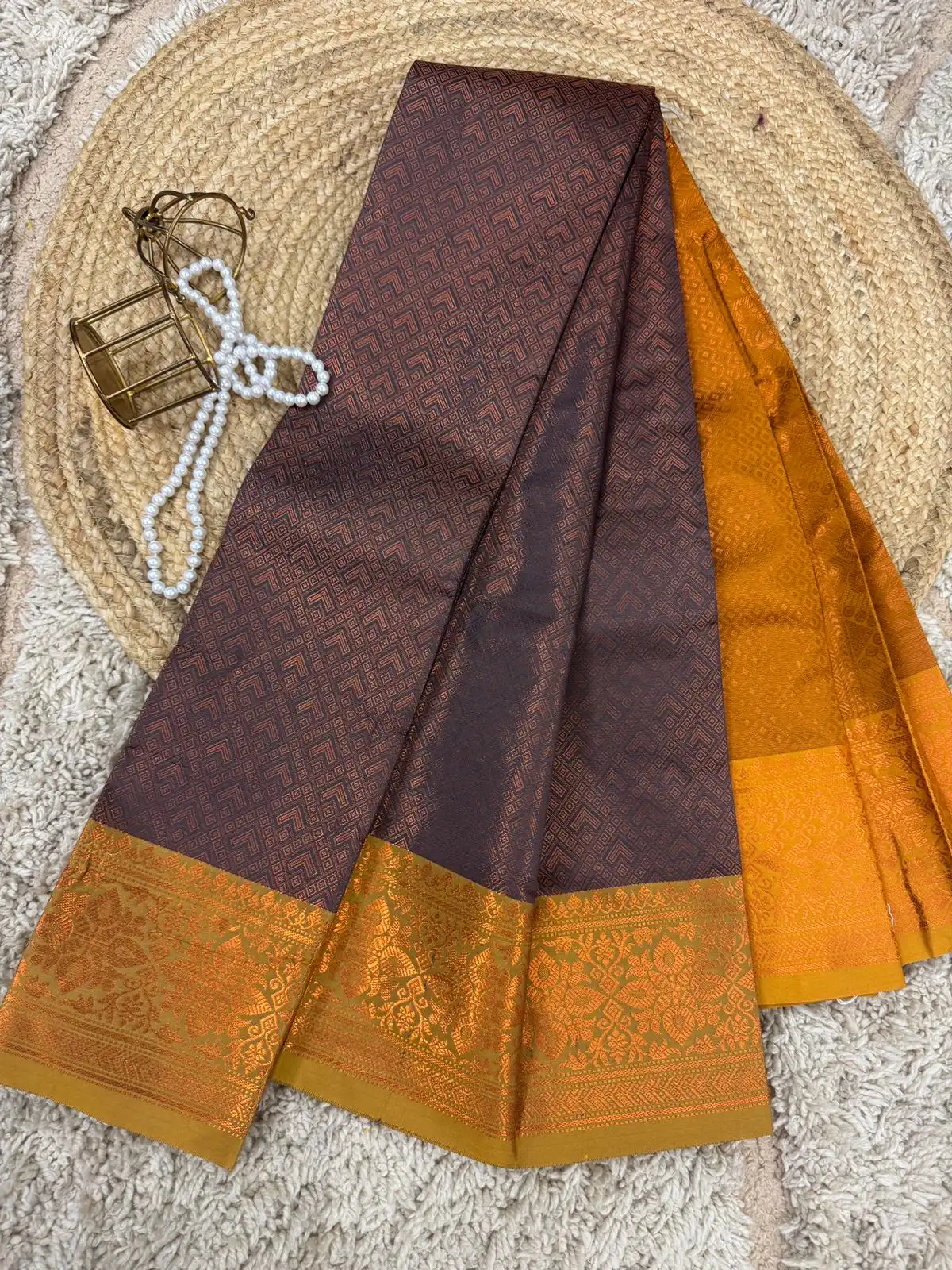 IMG-20241230-WA0012-1.jpg Kancheevaram Semi silk - SY122 - Image 1