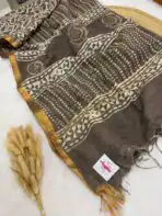 Organic Linen cotton (saree) - SY001 - Image 3