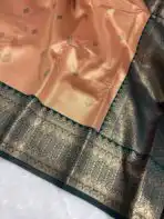 Aurelia (saree) - Bottle green - Image 5