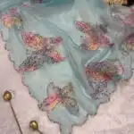 Butterfly whisper in shades of blue
