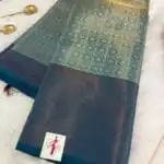 Aarabhi (Soft silk) - Peacock green
