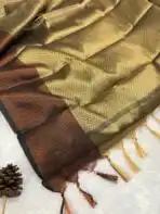 Aarabhi (Soft silk) - Coffee brown - Image 4