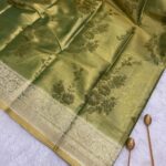 Svarna (Tissue Kancheevaram silk) - Green