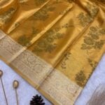 Svarna (Tissue Kancheevaram silk) - Honey