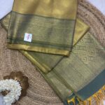 Svarna (Tissue Kancheevaram silk) - Soft gold