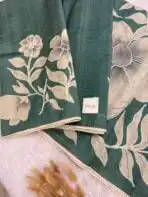 Araanya(saree) - Deep turquoise - Image 4