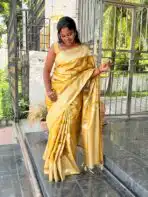 Svarna (Tissue Kancheevaram silk) Golden gold!