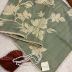 Vaarahi (Appliquéd Kota) - Sage green