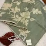 Vaarahi (Appliquéd Kota) - Sage green