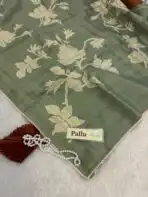 Vaarahi (Appliquéd Kota) - Sage green - Image 4