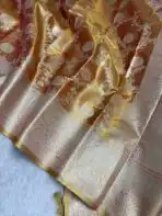 Svarna (Tissue Kancheevaram silk) - Honey gold!