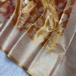 Svarna (Tissue Kancheevaram silk) - Honey gold!