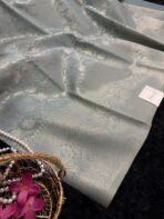 Thulir (self tone jacquard) - Pastel blue - Image 3