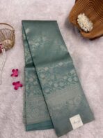 Thulir (self tone jacquard) - Pastel blue