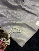 Thulir (self tone jacquard) - Lilac - Image 3