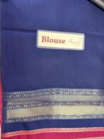 Thenral Poovizhi (dual tone soft silk) - Antique gold and red (Copy) - Image 3