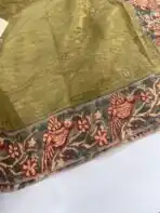 Geethanjali (Textured Tissue Organza) - Pistachio - Image 2