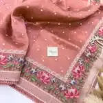 Luna (Organza silk) - Dusty peach