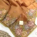 Matilda (Organza Silk) - Burnt orange