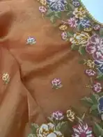 Matilda (Organza Silk) - Burnt orange - Image 3