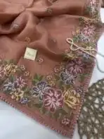 Matilda (Organza Silk) - Dusty Peach - Image 3