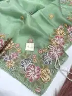Matilda (Organza Silk) - Mint Green