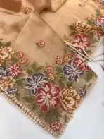 Matilda (Organza Silk) - Metallic rose gold - Image 3