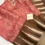 Gulabi (Kattam Tussar silk) - Peach