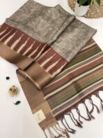 Gulabi (Kattam Tussar silk) - Grey