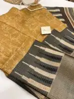 Gulabi (Kattam Tussar silk) - Mustard